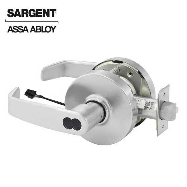 Sargent 10 Line Series Cylindrical Lock Mechanical Electromechanical (Fail Safe) 24V Lock to accept SFIC Cor SRG-28-70-10G70-LL-24V-26D